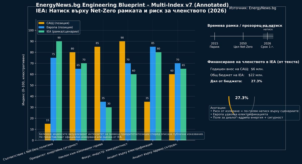 САЩ към енергийния „страж“ на Запада: махнете фокуса върху net zero или рискувате американско излизане